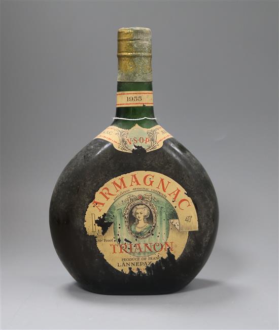 One bottle of Trianon Armagnac 1955